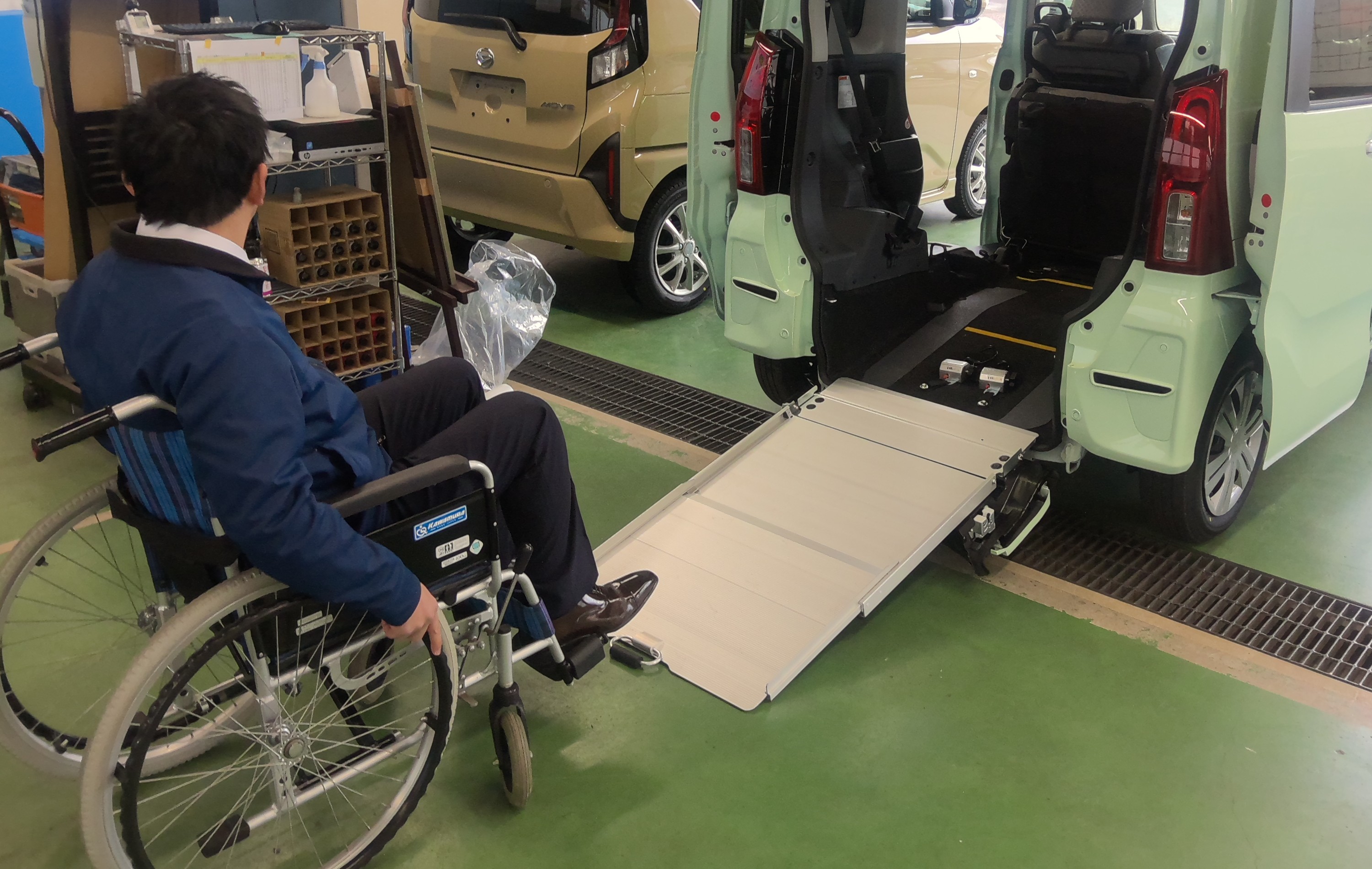 福祉車両の試乗車